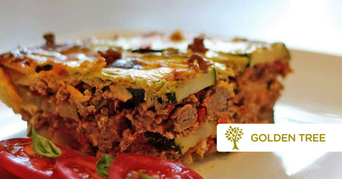 Zucchini-Lasagne mit Hackfleisch