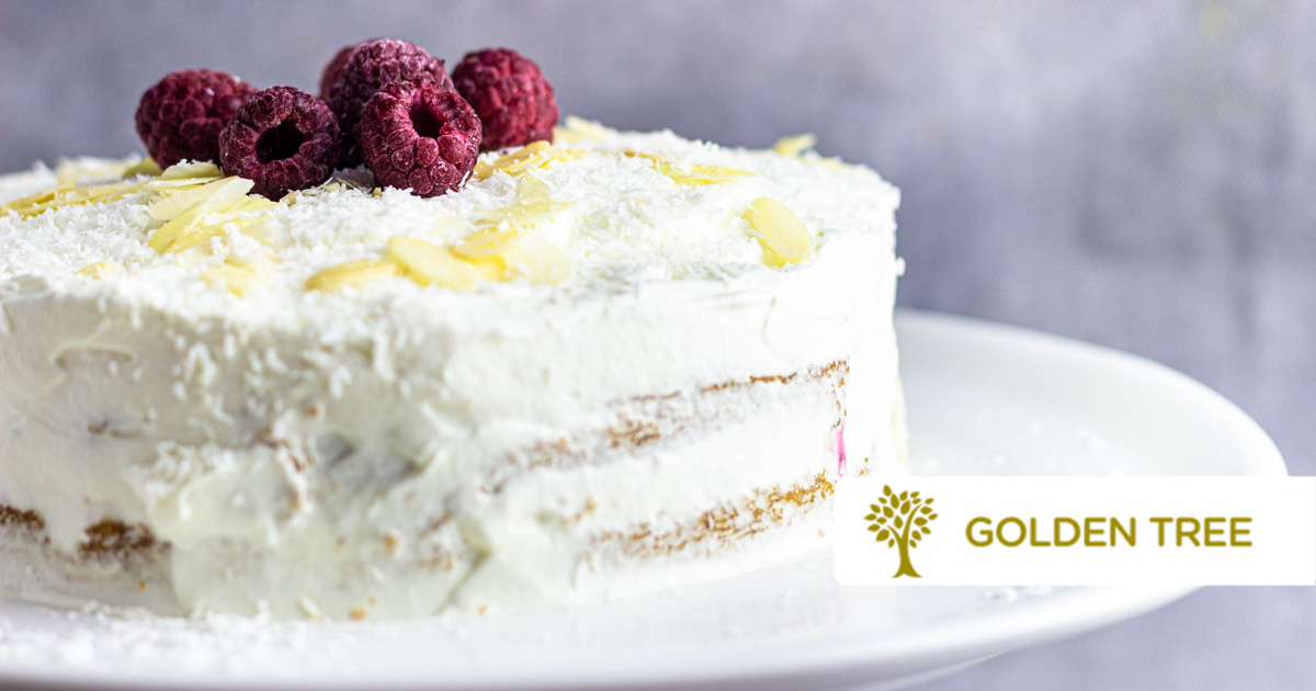 Raffaello-Torte mit Beeren