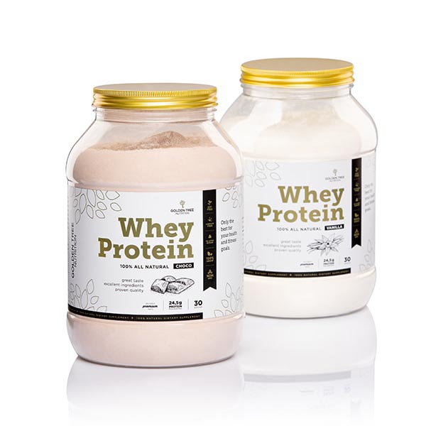 Nahrungsergänzungsmittel für sport - natürliche Proteinpulver Whey Protein