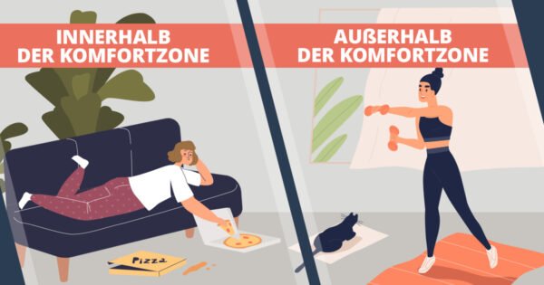 Wie verlasst man die Komfortzone beim Abnehmen